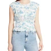 BB Dakota Tanks- Gabriela Blue Floral Top