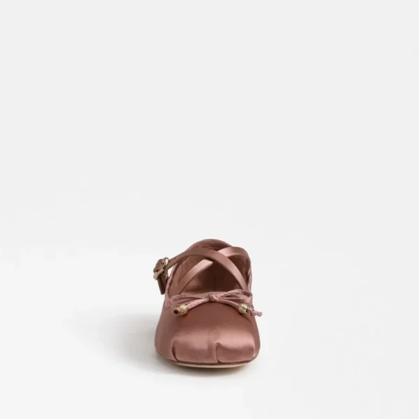 Circus by Sam Edelman Flat- Zuri Strap Ballet Flat Dark French