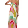 Crosby By Mollie Burch Maxi- Hill Dress Red Beach