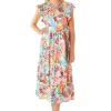 Crosby By Mollie Burch Midi- Kemble Dress Canyon Floral