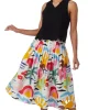 Crosby By Mollie Burch Skirts- Mallie Skirt Santorini