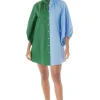 Crosby By Mollie Burch Mini- Olive Dress Hyacinth Pine