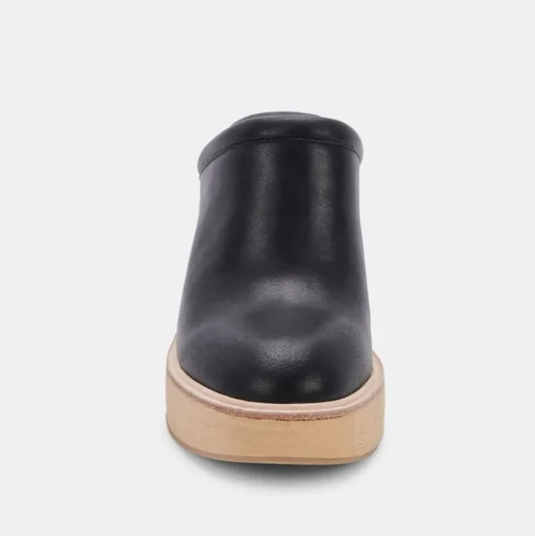 Dolce Vita Mules- Camdin Heels Black