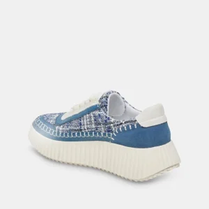 Dolce Vita Sneaker- Dolen Navy Multi Woven Sneakers