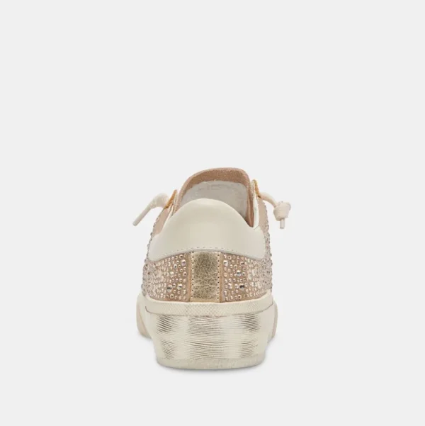 Dolce Vita Sneaker- Zina Crystal Gold Suede