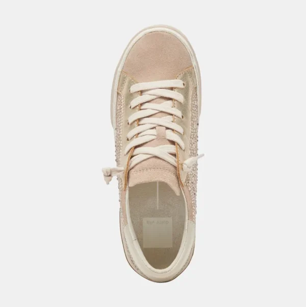 Dolce Vita Sneaker- Zina Crystal Gold Suede
