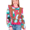 Emily McCarthy Sweaters- Lillian Sweater Meadowbrook Spot Cheetah