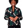 Emily McCarthy Blouses- Poppy Pop-Over Bijou Brush