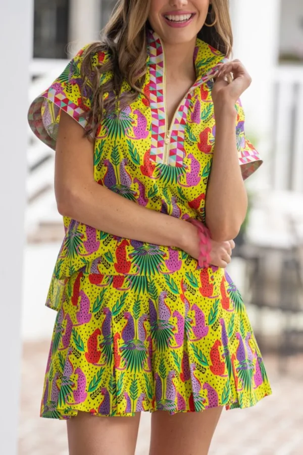 Emily McCarthy Blouses- Poppy Pullover Peekaboo