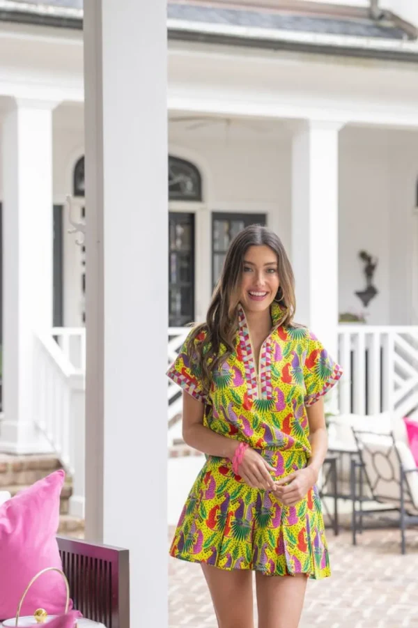 Emily McCarthy Blouses- Poppy Pullover Peekaboo