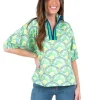 Emily McCarthy Blouses- Poppy Top Deco Palm