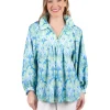 Emily McCarthy Blouses- Stella Top Lily Pad