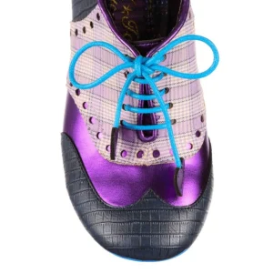 Irregular Choice Loafers/Oxfords- Clara Bow Navy Purple