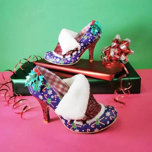 Irregular Choice Heel- Festive Flack