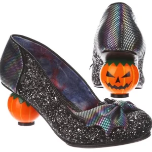 Irregular Choice Heel- Pumpkin Patch Black