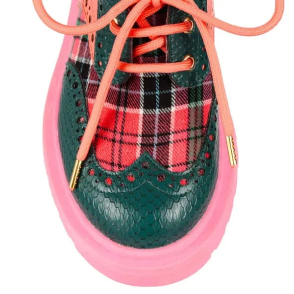 Irregular Choice Loafers/Oxfords- Smart N Spiffy Pink