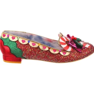 Irregular Choice Flat- Yule Love This