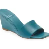 Jeffrey Campbell Wedge- Appetit Teal Wedge