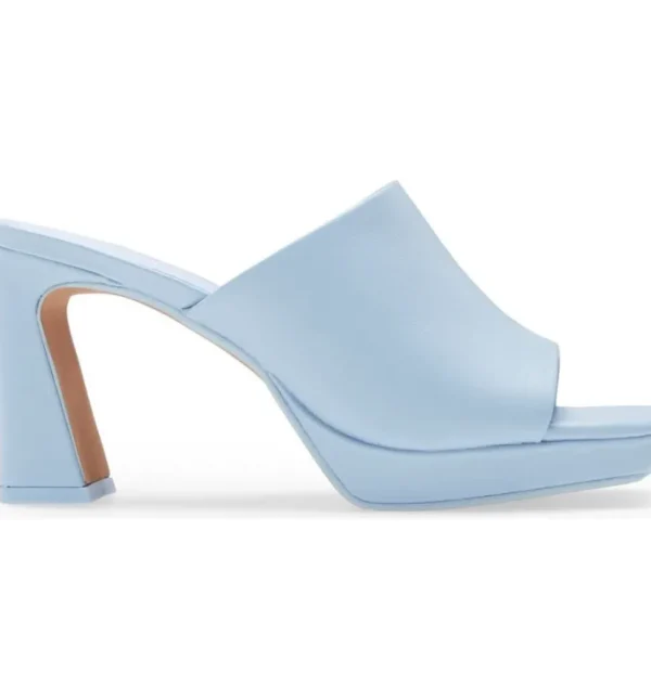 Jeffrey Campbell Mules- Caviar Dusty Blue