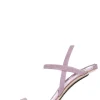Jeffrey Campbell Wedge- Geometric Pink Suede Metallic