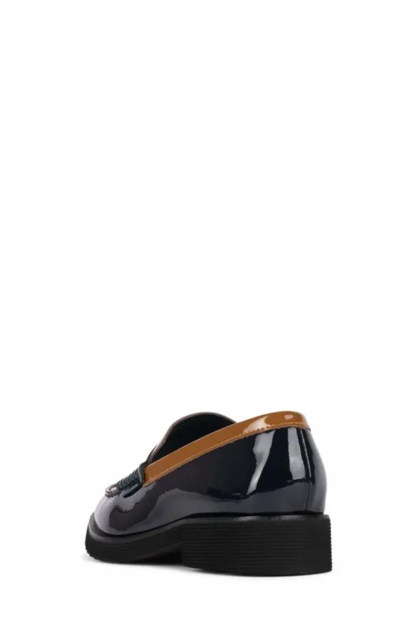 Jeffrey Campbell Loafers/Oxfords- Lenna Loafer Navy