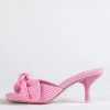 Jeffrey Campbell Heel- Mr Big Bow Pink Gingham