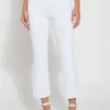 Lysse Jeans- Ankle Denim Baby Bootcut White