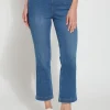 Lysse Jeans- Ankle Denim Baby Bootcut Mid Wash