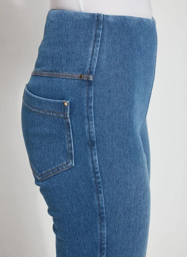 Lysse Jeans- Ankle Denim Baby Bootcut Mid Wash