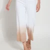 Lysse Jeans- Dip Dye Ombre Wide Leg Crop