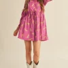 &Merci Mini-&Merci Cheetah Print Button Down Dress