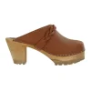MIA shoes Clog- Elsa Luggage Clog