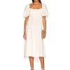 MINKPINK Midi- Azalea Midi Dress Ivory