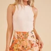 MINKPINK Tanks- Evie Knit Tank