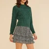MINKPINK Sweaters- Kira Green Knit Jumper