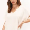 Project Social T T-Shirts- Bronwyn Pink Notch Tee