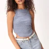 Project Social T Tanks- Dasha Tank Navy Peony