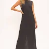 Project Social T Maxi- Gigi Vintage Wash Seamed Dress