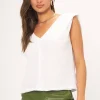 Project Social T Tanks- Lexi Exagerated Shoulder Tank