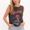 Project Social T Tanks- Rebels Raw Black Tank