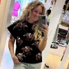 Queen of Sparkles T-Shirts- Black Scattered Horse & Jockey