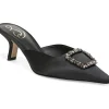 Sam Edelman Heel- Brit Jewel Black Satin