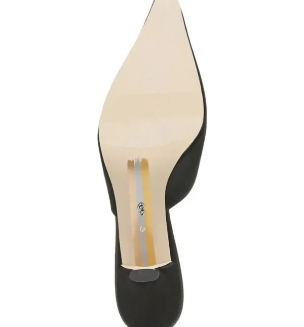 Sam Edelman Heel- Brit Jewel Black Satin
