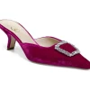 Sam Edelman Heel- Brit Jewel Raspberry Velvet