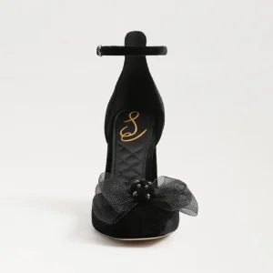 Sam Edelman Heel- Colter Ankle Strap Block Heel Black