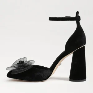 Sam Edelman Heel- Colter Ankle Strap Block Heel Black