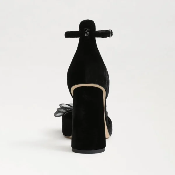 Sam Edelman Heel- Colter Ankle Strap Block Heel Black