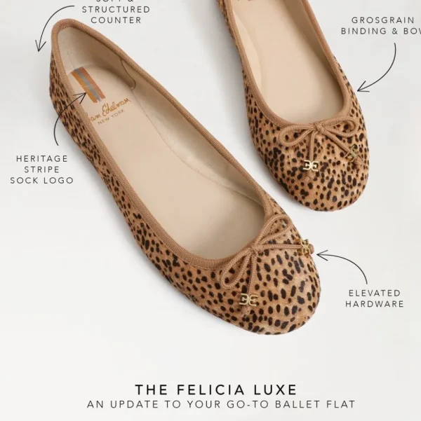 Sam Edelman Flat- Felicia Luxe Cheetah
