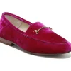Sam Edelman Loafers/Oxfords- Loraine Bit Loafer Raspberry Velvet