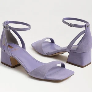 Sam Edelman Heel- Wilson Kitten Heel In Purple Iris
